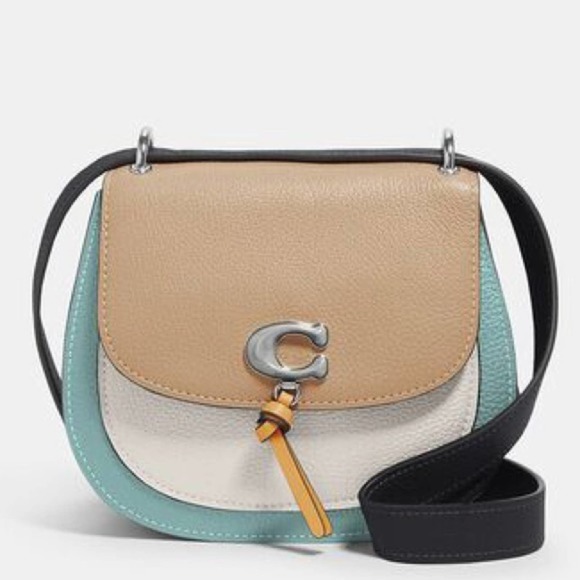 Coach Handbags - New Coach Remi Saddle Bag In Colorblock Purse